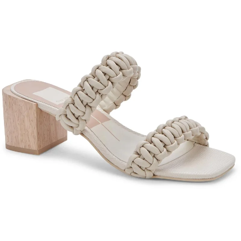 Buy More, Save More Dolce Vita Womens ZENO Faux Leather Open Toe Mule Sandals