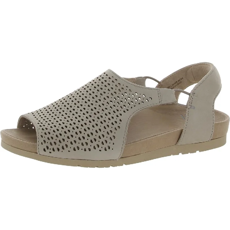 Great Bargains Earth Womens Linden Laveen Suede Peep-Toe Slingback Sandals