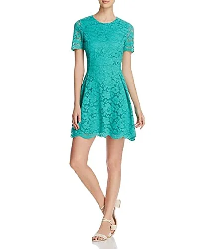 Can't Be Beat Finity Lace Fit-And-Flare Dress