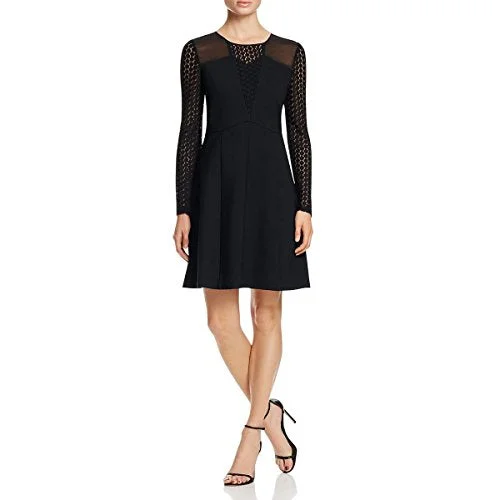 Flash Deals Finity Lace Panel A-Line Dress
