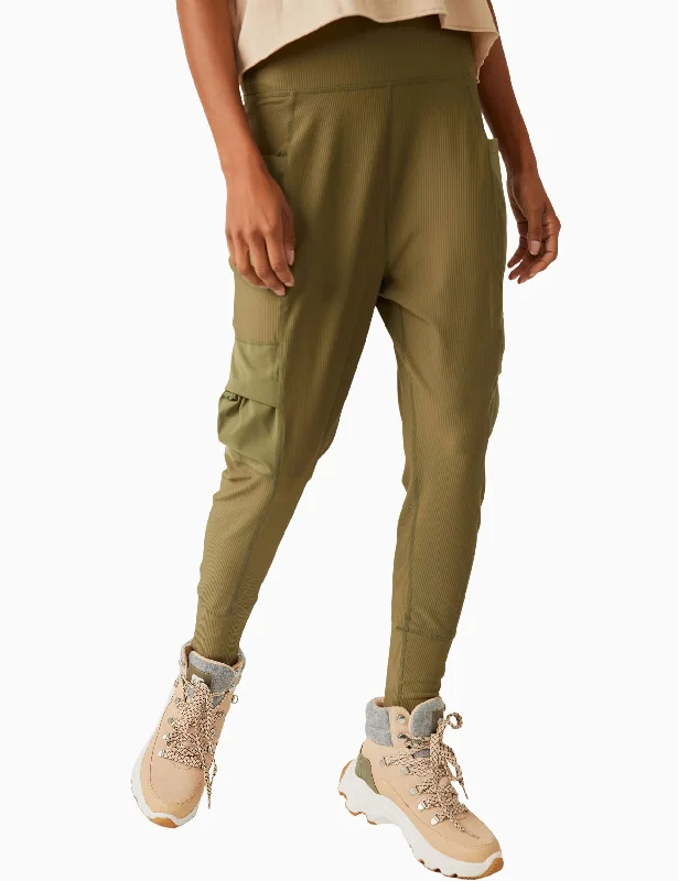 Lowest Prices Take A Hike Harem Pants - Seagrass