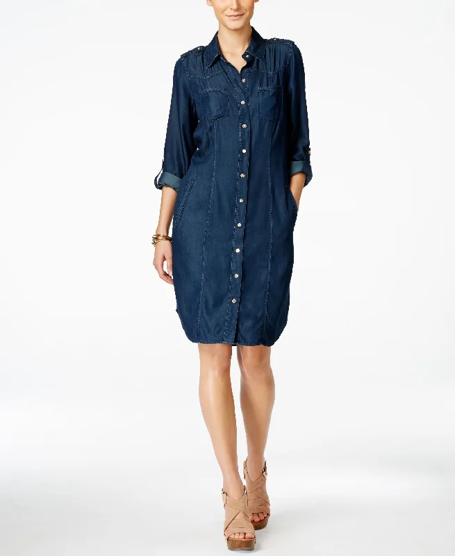Quick Sale Inc International Concepts Button-Down Shirt Dress
