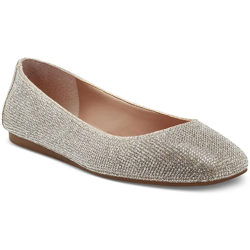 Price Reduction INC Womens Juney2 Rhinestone Slip On Ballet Flats