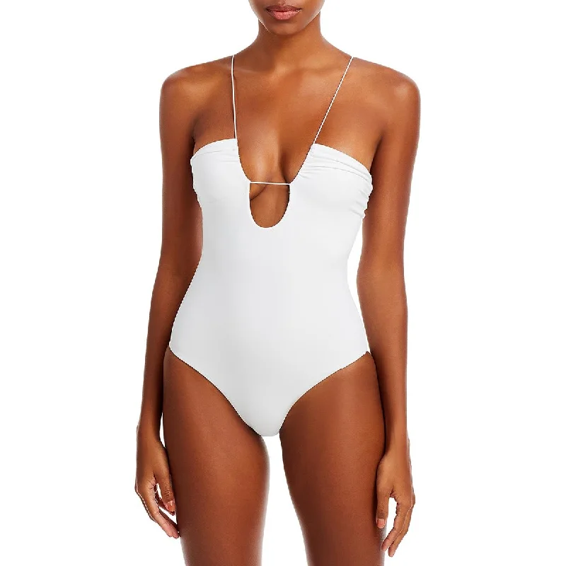 Savings Galore JADE Swim Womens Solid Nylon One-Piece Swimsuit
