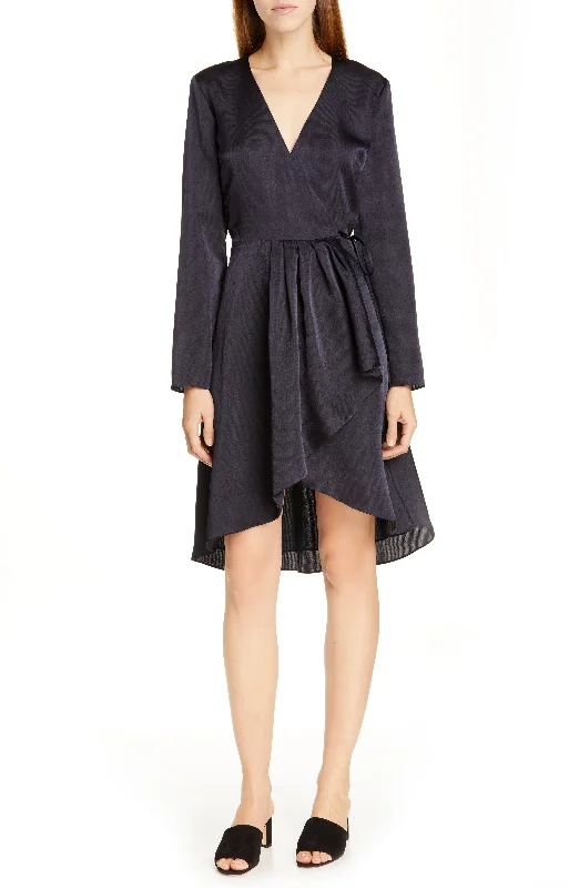 Instant Savings Joie Womens Hi-Low Surplice Neck Wrap Dress