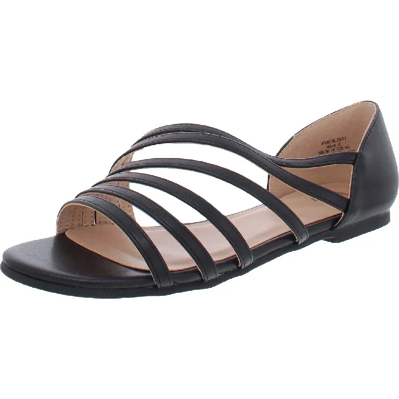 Discount Mania Journee Collection Womens Faux Leather D'orsay Strappy Sandals