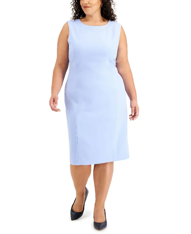 Crazy Deals Plus Size Crepe Sheath Dress