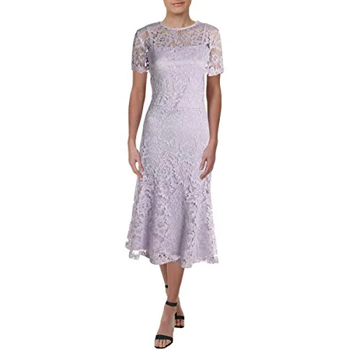 Low Prices Lauren Ralph Lauren Womens Loki Lace Short Sleeves Sheath Dress