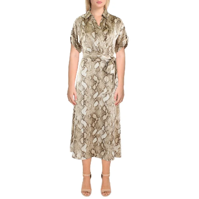 Discount Deals Lauren Ralph Lauren Womens Office Midi Shirtdress