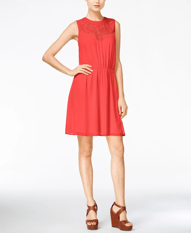 New Deals Maison Jules Eyelet-Cutout A-Line Dress