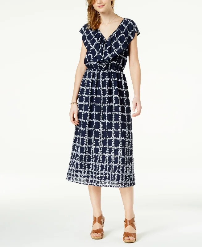 Deal of the Day Maison Jules Printed Flounce Maxi Dress
