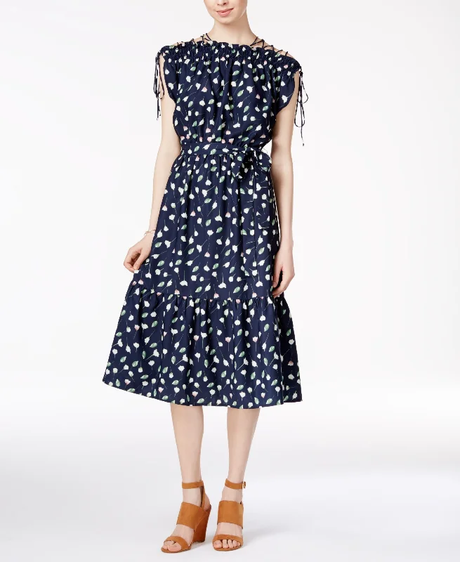 Can't Miss Maison Jules Printed Smocked Dress