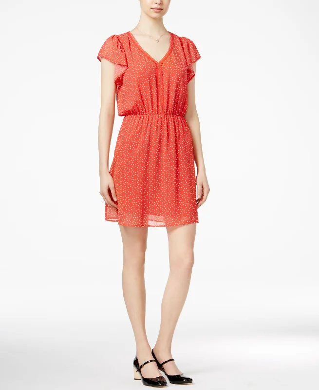 Price Break Maison Jules Printed V Neck Dress