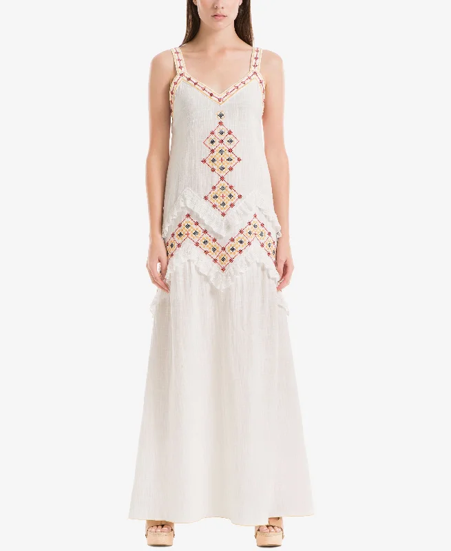Unbeatable Prices Max Studio London Embroidered Maxi Dress