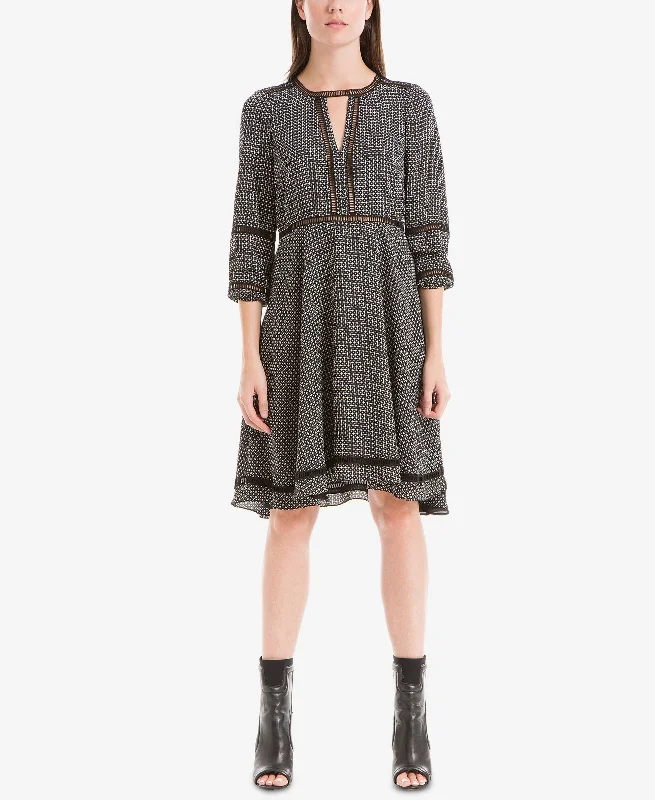 Exclusive Savings Max Studio London Printed Crochet Trim Dress