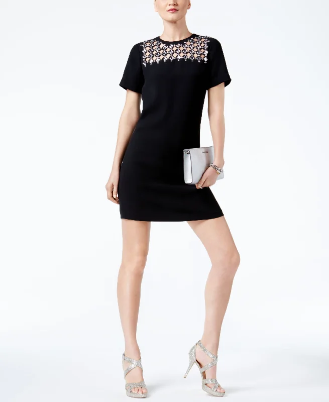 Sneak Peek Sale Michael Michael Kors Lasercut Jersey Dress