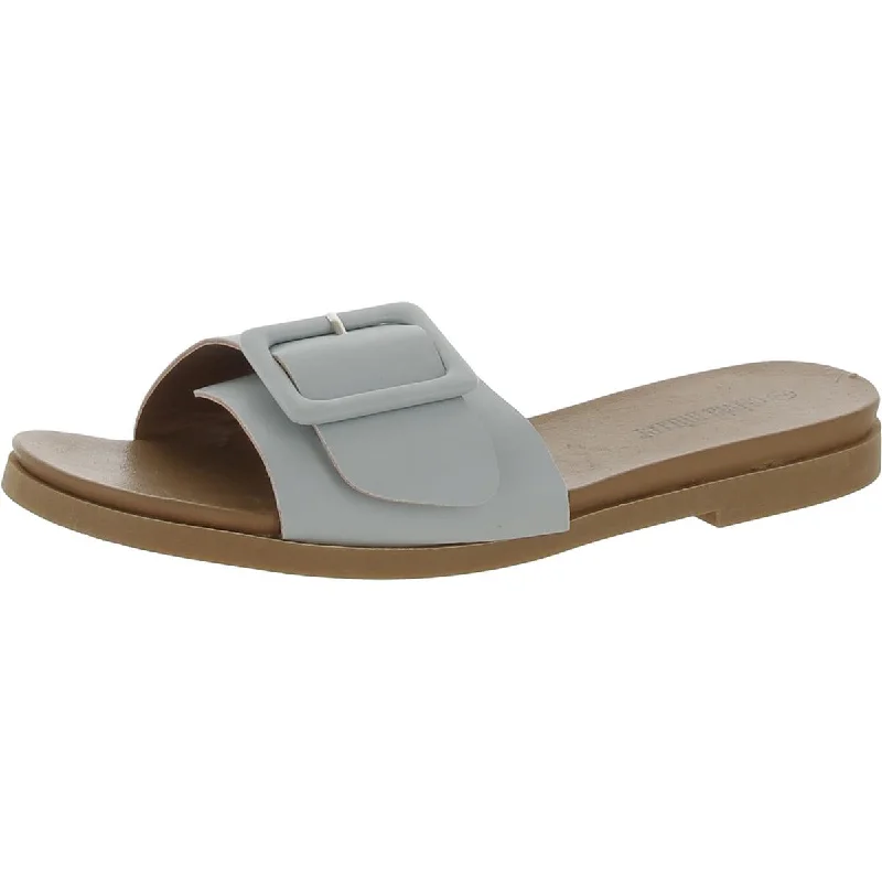 Don't Wait Olivia Miller Womens bhfo Slide Mules Slide Sandals