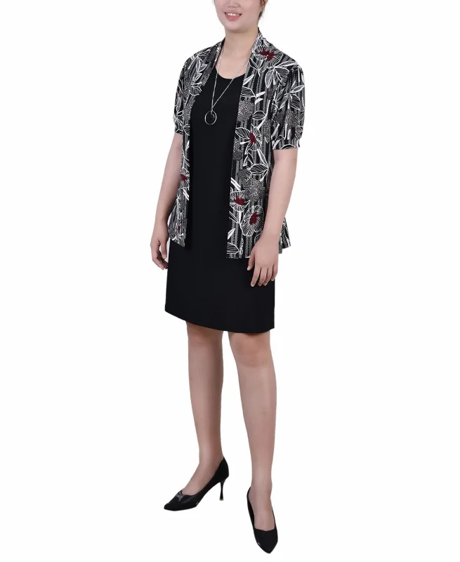 Massive Deals Petite Size Two Piece Dress Set