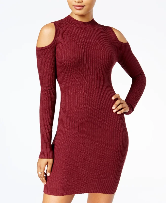 Major Savings Juniors' Cold-Shoulder Sheath Dress