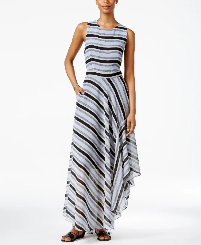 Warehouse Sale Rachel Rachel Roy Striped Open-Back Maxi Dress