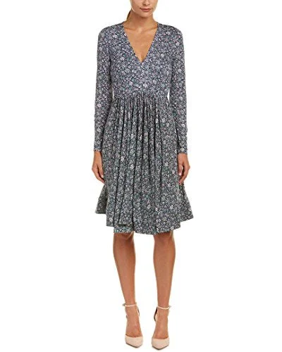 Price Buster Rebecca Taylor Womens Long Sleeve Lavish Grid Dress
