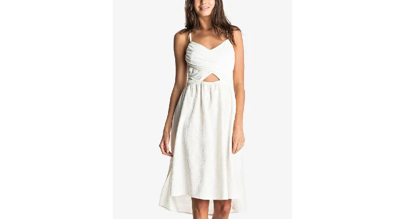 The Best Prices Roxy Juniors Good Resolutions High Low Fit Flare Dress