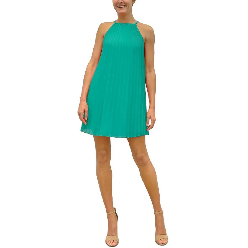 Fantastic Offers Sam Edelman Womens Shutter Pleat Short Mini Dress