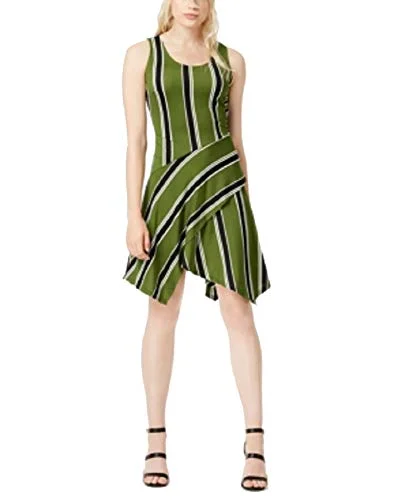 New Deals Sleeveless Handkerchief-Hem Dress