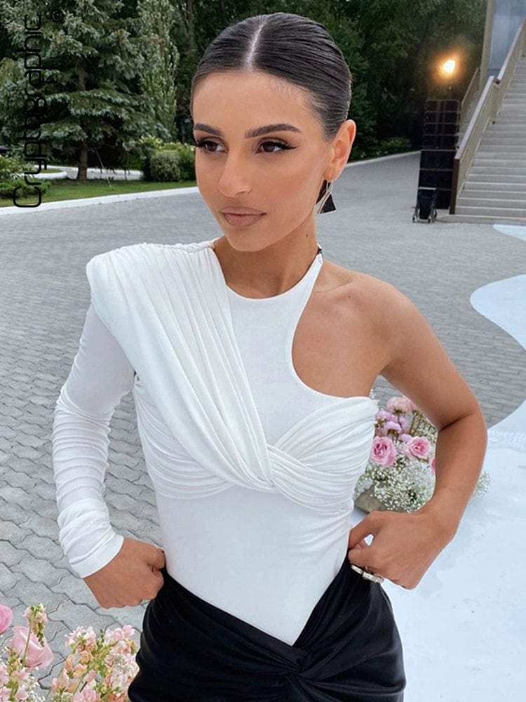 Final Clearance Solid Color Skinny Half Sleeve Sleeve Jumpsuit Female Pure Color Tight Half Sleeve Jumpsuit