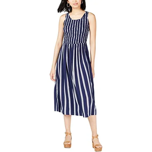 Great Deals Striped Midi Dress