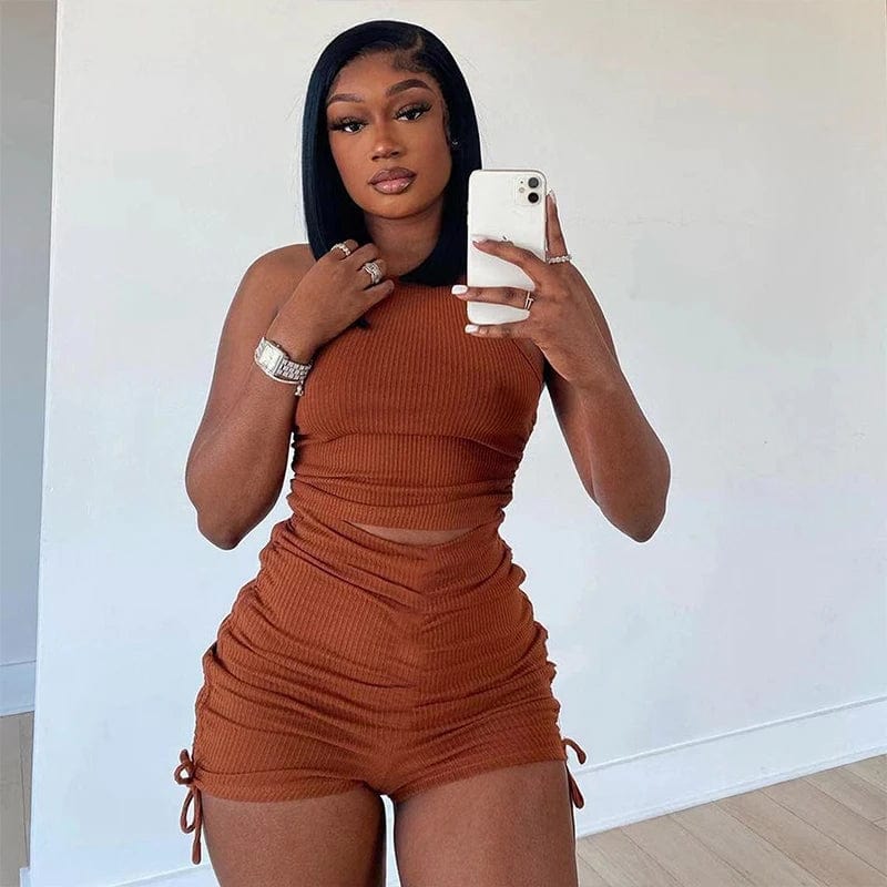 Low Prices Summer New Sexy Women Jumpsuit Solid Sweet Spicy Sleeveless Drawstring Slim Fit Jumpsuit Fashion Casual Clothing Low Prices Summer New Sexy Women Jumpsuit Solid Sweet Spicy Sleeveless Drawstring Slim Fit Jumpsuit Fashion Casual Clothing