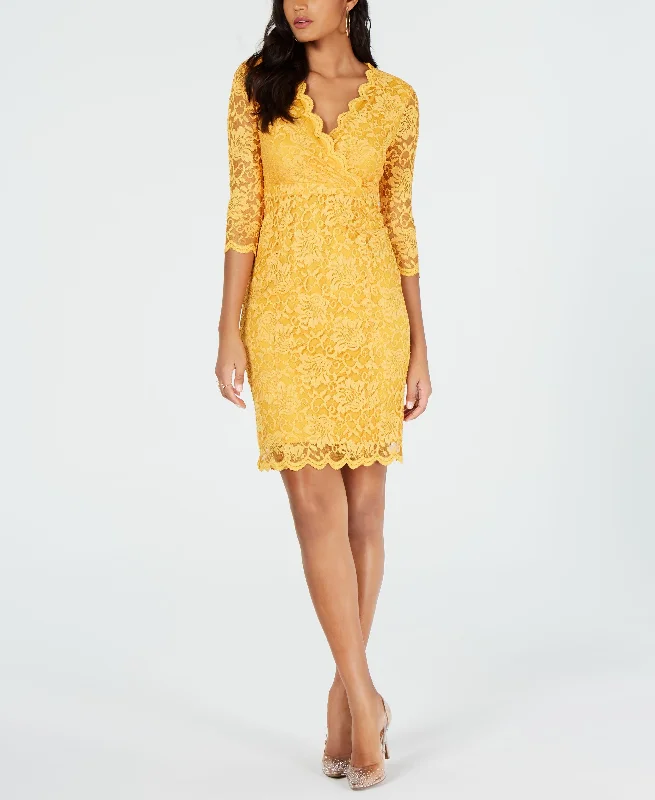 Don't Wait Thalia Sodi Lace Sheath Dress
