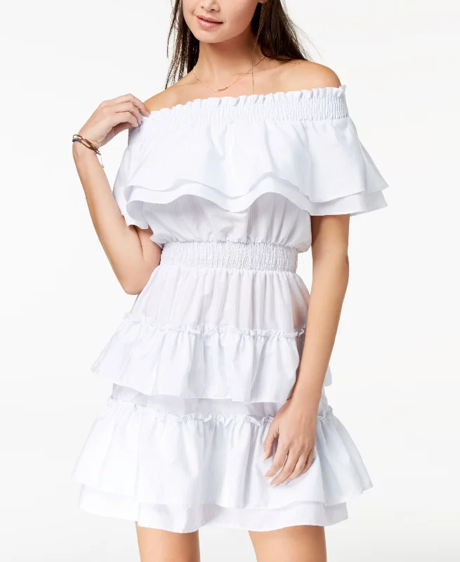 Price Meltdown The Edit By Seventeen Juniors Off The Shoulder Fit Flare Dress