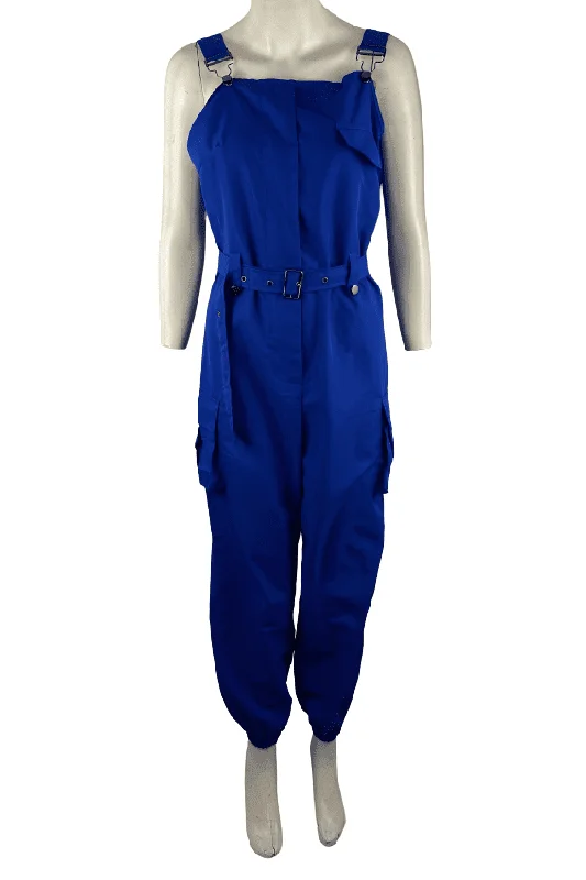 Special Savings Unbranded women's royal blue jumpsuit size M