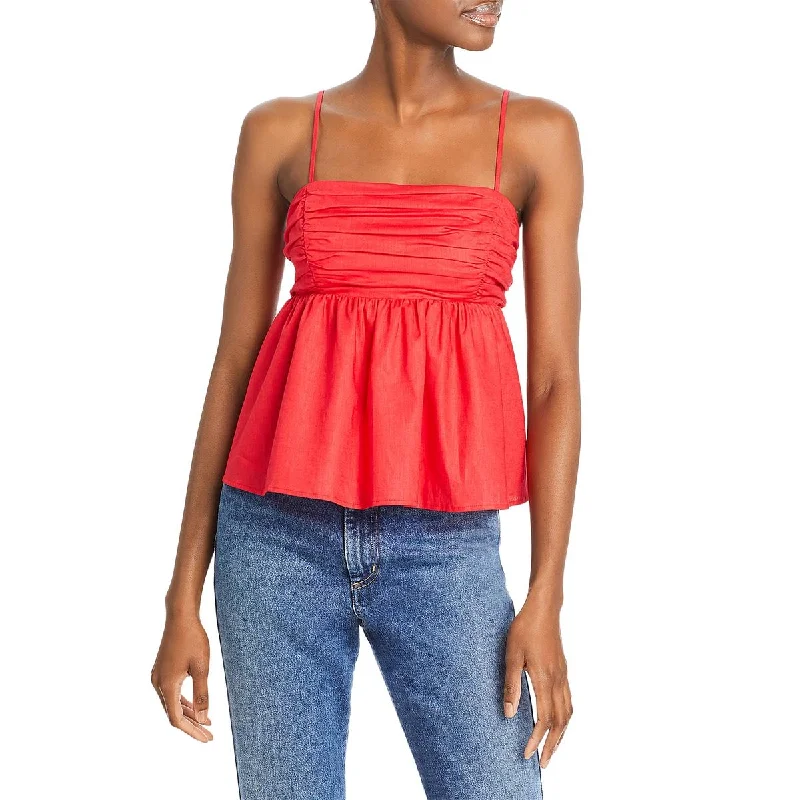 Quick Sale WAYF Womens Laney Solid Linen Blouse