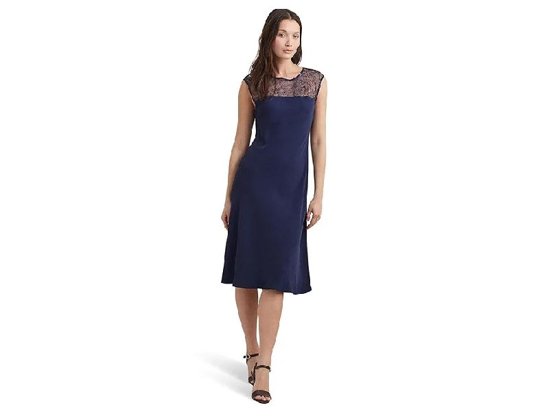 Super Bargain Women's Beaded Georgette Cocktail Dress