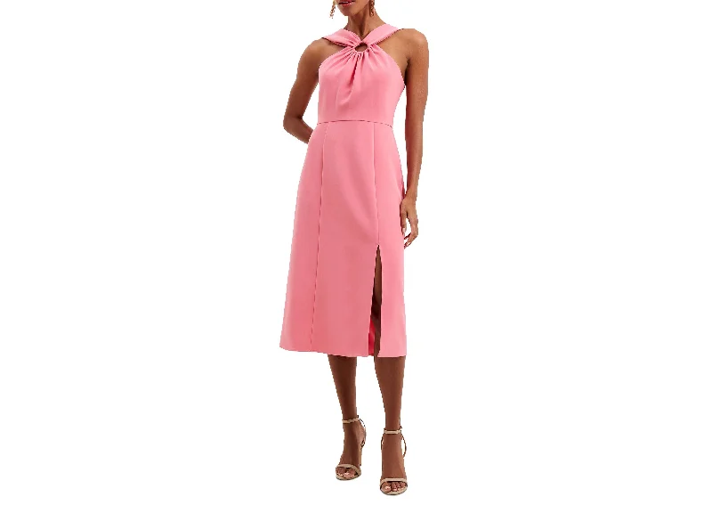 Clearance Sale Women's Echo Crepe Ring Midi Dress