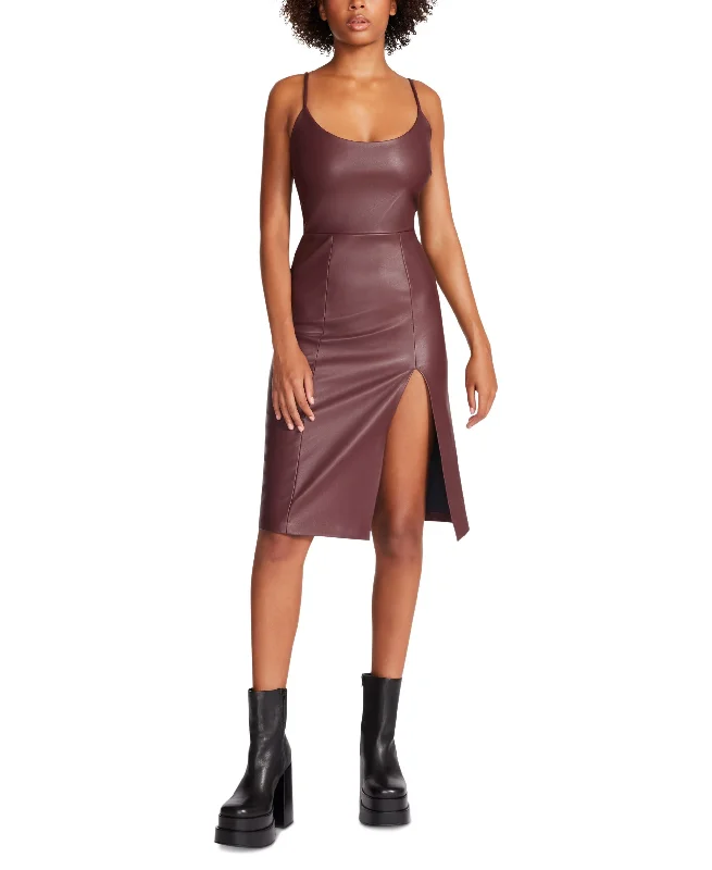 Amazing Deals Women's Giselle Faux-Leather Dress