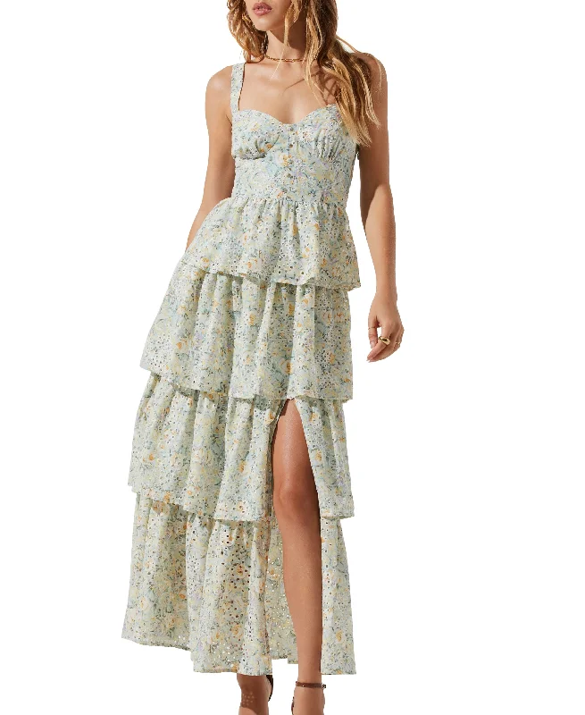 Stock Up and Save Women's Midsummer Tiered Maxi Dress