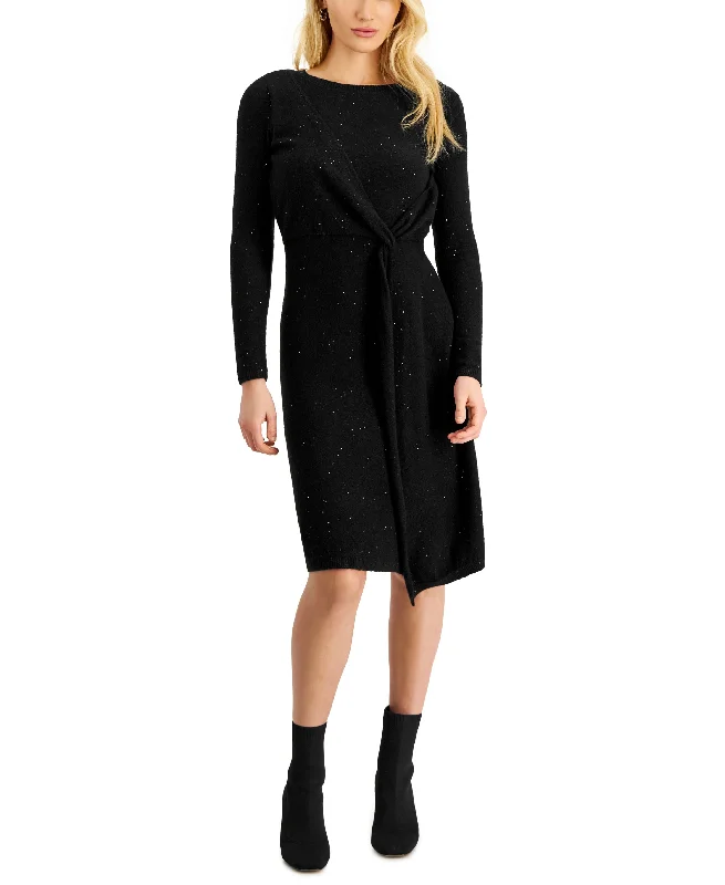 Blowout Deals Women's Side Twist Sweater Dress