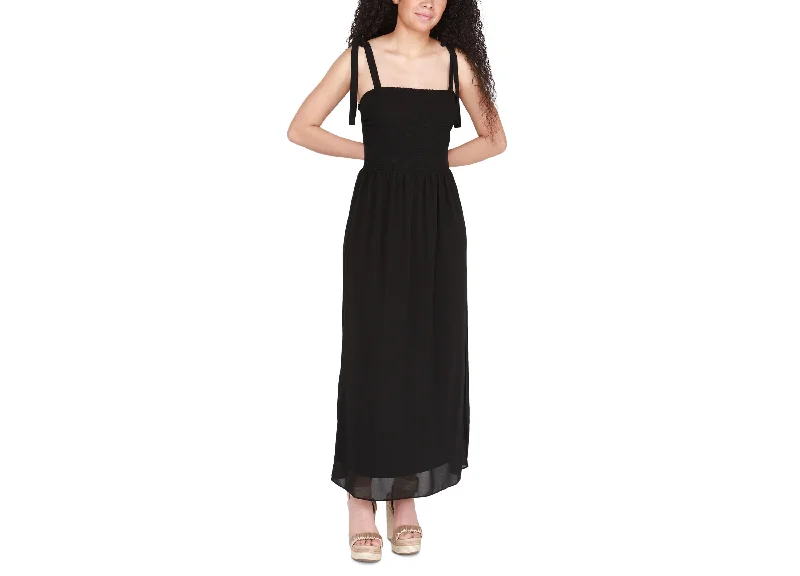 Exclusive Online Offer Women's Tied-Strap Smocked Maxi Dress