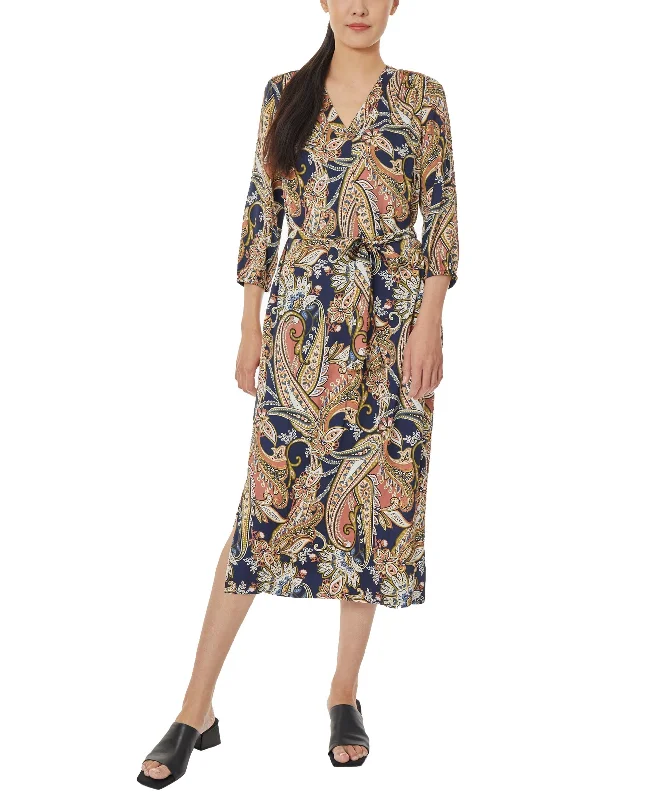 Can't Miss Women's V-neck Midi Dress